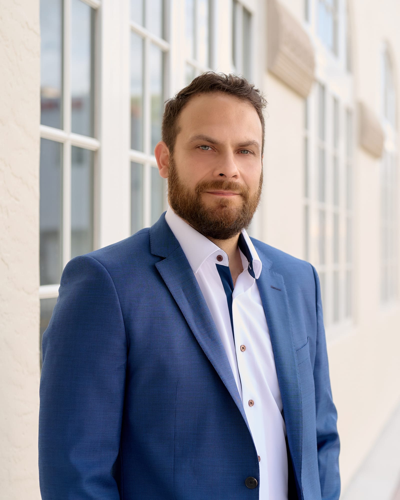 Paul Kogan outside his Fort Lauderdale office